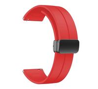 RTRCAGAKM Correa con hebilla plegable magnética compatible con TicWatch Pro 3, compatible con Ultra GPS/compatible con LTE, correa de silicona compatible con TicWatch E3/compatible con GTX/compatible