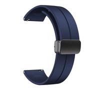 RTRCAGAKM Correa con hebilla plegable magnética compatible con TicWatch Pro 3, compatible con Ultra GPS/compatible con LTE, correa de silicona compatible con TicWatch E3/compatible con GTX/compatible