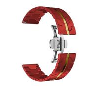 RTRCAGAKM Correa de acero inoxidable compatible con Amazfit Compatible con Falcon Compatible con T-rex Compatible con Ultra Compatible con GTR 4 3/3 Pro 2 2e Correa de reloj for hombre compatible con
