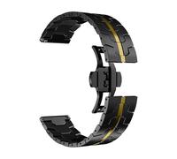 RTRCAGAKM Correa de acero inoxidable compatible con Amazfit Compatible con Falcon Compatible con T-rex Compatible con Ultra Compatible con GTR 4 3/3 Pro 2 2e Correa de reloj for hombre compatible con
