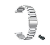 RTRCAGAKM Correa de acero inoxidable de metal compatible con Xiaomi Watch S1, compatible con Active, compatible con Mi Watch, versión global, pulsera de reloj inteligente, accesorios de correa de relo
