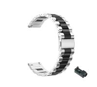 RTRCAGAKM Correa de acero inoxidable de metal compatible con Xiaomi Watch S1, compatible con Active, compatible con Mi Watch, versión global, pulsera de reloj inteligente, accesorios de correa de relo
