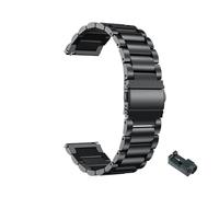 RTRCAGAKM Correa de acero inoxidable de metal compatible con Xiaomi Watch S1, compatible con Active, compatible con Mi Watch, versión global, pulsera de reloj inteligente, accesorios de correa de relo