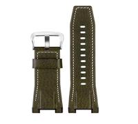 RTRCAGAKM Correa de reloj compatible con Casio Compatible con G-SHOCK GST-210/W120L/S130L/S310 GST-B100 W300/400G Correa de reloj con muescas for hombre de 26 mm Accesorios(Green white silver)