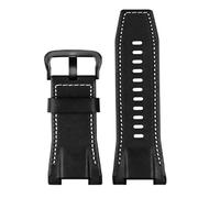 RTRCAGAKM Correa de reloj compatible con Casio Compatible con G-SHOCK GST-210/W120L/S130L/S310 GST-B100 W300/400G Correa de reloj con muescas for hombre de 26 mm Accesorios(Black white black)