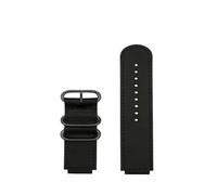 RTRCAGAKM Correa de reloj de acero inoxidable de 18 m for hombre, compatible con Casio W218H/AE-1200/1300/SGW-300 A159/A158 AQ-S810W, correa de cuero(Black black buckle)