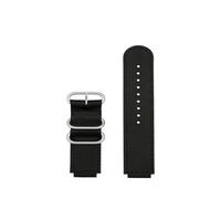 RTRCAGAKM Correa de reloj de acero inoxidable de 18 m for hombre, compatible con Casio W218H/AE-1200/1300/SGW-300 A159/A158 AQ-S810W, correa de cuero(Black steel buckle)