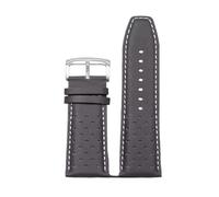 RTRCAGAKM Correa de reloj de cuero retro transpirable for hombre, compatible con Citizen CA4500/CA4505, compatible con Tag, compatible con Heuer, compatible con Hamilton, compatible con Tissot, pulser