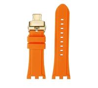 RTRCAGAKM Correa de reloj de goma compatible con Versace Compatible con V-RACE Compatible con la serie for DUAL Correa de reloj de silicona cóncava convexa Accesorios Pulsera impermeable for hombre de