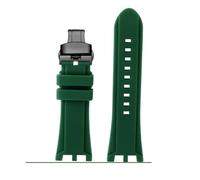 RTRCAGAKM Correa de reloj de goma compatible con Versace Compatible con V-RACE Compatible con la serie for DUAL Correa de reloj de silicona cóncava convexa Accesorios Pulsera impermeable for hombre de