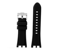 RTRCAGAKM Correa de reloj de goma compatible con Versace Compatible con V-RACE Compatible con la serie for DUAL Correa de reloj de silicona cóncava convexa Accesorios Pulsera impermeable for hombre de