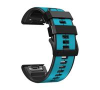 RTRCAGAKM Correa de reloj de silicona compatible con Garmin Instinct 2X Compatible con Solar 26 22 Correa compatible con Garmin Instinct 2 Correa de reloj Accesorios de pulsera(Blue Black,2X Solar)