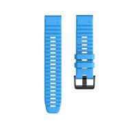 RTRCAGAKM Correa de reloj de silicona de 22 mm y 26 mm compatible con Garmin 7X 7/Fit For 6 6X Pro/Fit For 5 5X Plus 3 3HR(Blue,For Garmin EPIX)