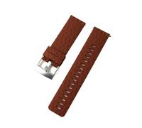 RTRCAGAKM Correa de reloj de silicona de 24 mm compatible con Suunto 9, correa de reloj deportiva de liberación rápida, compatible con Suunto 9 Baro Traverse, correa de reloj de goma(Brown silver buck