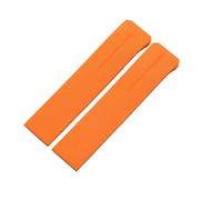 RTRCAGAKM Correa de reloj de silicona de caucho compatible con Tissot 1853 Compatible con Tengzhi Compatible con T-Touch T013 Correa de reloj T047T081T33 Pulsera for hombre de 20 mm(Orange-No buckle,2