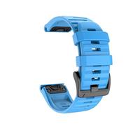 RTRCAGAKM Correa de reloj de silicona de dos tonos de 22 mm y 26 mm compatible con Garmin Epix Pro Gen 2 de 47 mm y 51 mm, compatible con Fenix 7X 7 Pro/Quatix 6 6X 5X(Blue 2)