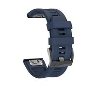 RTRCAGAKM Correa de reloj de silicona de dos tonos de 22 mm y 26 mm compatible con Garmin Epix Pro Gen 2 de 47 mm y 51 mm, compatible con Fenix 7X 7 Pro/Quatix 6 6X 5X(Dark blue 1)