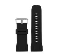 RTRCAGAKM Correa de reloj de silicona de liberación rápida compatible con la serie for Casio PROTREK PRW-60/PRW-70YT/50/30 Sport de 23 mm, correa de reloj impermeable for hombre(Black Silver Buckle)