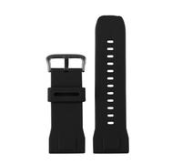 RTRCAGAKM Correa de reloj de silicona de liberación rápida compatible con la serie for Casio PROTREK PRW-60/PRW-70YT/50/30 Sport de 23 mm, correa de reloj impermeable for hombre(Black black buckle)