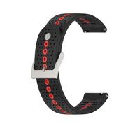 RTRCAGAKM Correa de reloj deportiva compatible con SUUNTO 9 Correa de silicona compatible con PEAK Correa de repuesto compatible con SUUNTO 3 Pulsera de reloj(Black Red,For SUUNTO 3)
