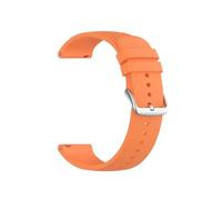 RTRCAGAKM Correa de reloj deportiva de silicona de 20 mm y 22 mm for Garmin Fit for Venu 3 Band Fit for Forerunner 265 255 Music Fit for Vivoactive 4 Fit for Garmin for Venu Sq 2 pulsera(Orange,22mm U