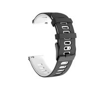 RTRCAGAKM Correa de reloj deportiva de silicona de 20 mm y 22 mm for Garmin Fit for Venu 3 Band Fit for Forerunner 265 255 Music Fit for Vivoactive 4 Fit for Garmin for Venu Sq 2 pulsera(Black White,2