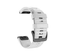 RTRCAGAKM Correa de reloj inteligente de silicona de 22 26 mm for Garmin Fit for Fenix 6 6S 6X 7X 7 Pro 5 5X 5S 3HR 955 Fit for Fenix7X Fit for pulsera for Fenix7(White,22MM QuickFit)