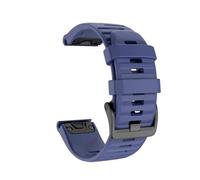RTRCAGAKM Correa de reloj inteligente de silicona de 22 26 mm for Garmin Fit for Fenix 6 6S 6X 7X 7 Pro 5 5X 5S 3HR 955 Fit for Fenix7X Fit for pulsera for Fenix7(Midnight Blue,20MM QuickFit)