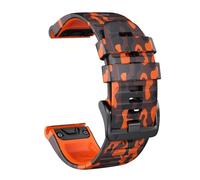 RTRCAGAKM Correa de silicona con diseño de camuflaje deportivo compatible con Garmin for Fenix 7 7X Pro, correa de reloj solar compatible con Epix Pro (2.ª generación), accesorios de pulsera de 47 m