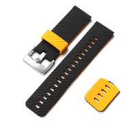 RTRCAGAKM Correa de silicona de 24 mm for Suunto 7, 9 y Baro, compatible con Spartan Sport.(Black with orange s)