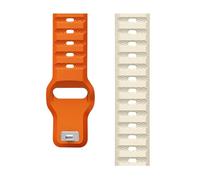 RTRCAGAKM Correa deportiva de silicona compatible con Amazfit for Cheetah Pro/Correa redonda compatible con Amazfit GTR 4 Edición limitada GTR3 Pro 2 2e GTS Fit For Mini Bip Watchband(Orange-Starlig