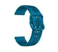 RTRCAGAKM Correa Easyfit de 20 mm compatible con HUAWEI WATCH GT 3 Pro de 43 mm, versión de cerámica, GT3 GT 2 de 42 mm, correa de silicona con encaje for mujeres y niñas(Dark Green)