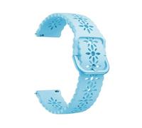 RTRCAGAKM Correa Easyfit de 20 mm compatible con HUAWEI WATCH GT 3 Pro de 43 mm, versión de cerámica, GT3 GT 2 de 42 mm, correa de silicona con encaje for mujeres y niñas(Blue)