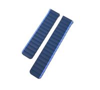 RTRCAGAKM Correa magnética compatible con TicWatch GTH 2/E3 Correa de silicona compatible con Ticwatch Pro 3 Compatible con Ultra GPS LTE/compatible con GTX Pulsera de repuesto for reloj(Blue,For TicW