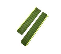 RTRCAGAKM Correa magnética compatible con TicWatch GTH 2/E3 Correa de silicona compatible con Ticwatch Pro 3 Compatible con Ultra GPS LTE/compatible con GTX Pulsera de repuesto for reloj(Green,22mm)