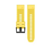 RTRCAGAKM Correa QuickFit de 20 mm, 22 mm y 26 mm compatible con Garmin, compatible con Fenix 6, 6X, 6S, 5S, 5X, 5 Plus, correa de silicona 3HR compatible con Forerunner 945, 935 e Instinct(Yellow,2