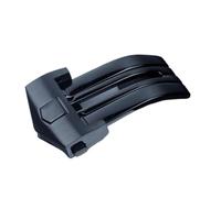 RTRCAGAKM Hebilla de acero inoxidable Cierre plegable de metal macizo Compatible con Tag for Heuer Compatible con Carrera 18 mm 20 mm Correa de cuero de silicona Accesorios de reloj for hombres(Black,