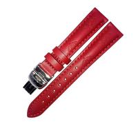 RTRCAGAKM Pulsera de reloj for mujer de color café de 16 mm compatible con correas de reloj for Tissot Lady Heart T055 con relieve floral(Red-1,Other)