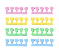 RTRTGS 8 piezas Separador para Dedos de los Pies,Espuma suave Esponja Separadores del dedo Divisor Manicura Pedicura Herramientas para Gel Polaco Revestimiento Pintura