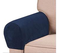 RTSFKFS 2 Piezas Silla Protectores de Brazos Sofá Protector Reposabrazos Sofá Cubre Elásticos Terciopelo Sillones para Brazos de Sofá para Protector de Muebles (Color : B)