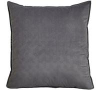 RTSFKFS Fundas de Cojín Cuadradas - Fundas de Almohada Decorativos Super King Size 50x50, 60x60, 70x70, 80x80 cm Cubrecushiones, Personalizables for Sofá y Cama(Gris Oscuro,65x65cm with Edge)