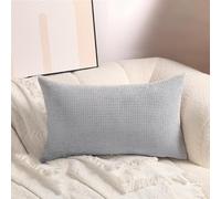 RTSFKFS Pack de 2 Funda de Cojín Jacquard Decorativa Fundas Almohada Cuadrada 40x40 60x60 80x80 Rectangular 30x50 50x70 40x60 cm for Sofá, Cama, Salón(Gris Claro,55x55 cm Set of 2)