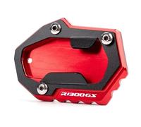 RTSMD Almohadilla CNC para Pata De Cabra De Motocicleta, Placa De Extensión para Soporte Lateral para R1300GS R1300GS ADV 2024 2025 Caballete Extensor Patada(Rojo 2)