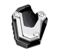 RTSMD Extensor De Placa De Pata De Cabra para Motocicleta para R1300GS reemplazo De La Placa De Extensión De La Pata De Cabra Caballete Extensor Patada(Plata 1)