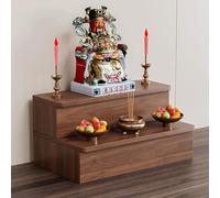 RTTZBOZ Altar Budista, Armario de Altar, Mesa de Meditación, Soporte para Altar Personal, Diseño de Doble Capa, Pedestal para Ofrendas y Armario(50cm/20in)