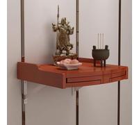 RTTZBOZ Altare Buddista, Altar de Muertos, Altare Wiccan per Meditazione in Legno Massello, Utilizzata per Il Culto Domestico, Guanyin, Foto, Souvenir(Orange,43cm/17in)