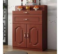 RTTZBOZ Gabinete de Altar de Muertos Doméstica, Mesa de Altar Budista con Almacenamiento, Mesa de Meditación para Puja, Adivinación y Adoración(Red,80x40x130cm/31x16x51in)