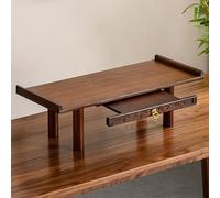 RTTZBOZ Mesa de Altar Budista con Cajón, Altar de Muertos de Madera para el Hogar, Mesa Pequeña para Pooja, para Relajación, Oración y Santuario de Buda(80cm/31in)