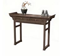 RTTZBOZ Mesa de Altar de Madera para Meditación Espiritual Budista, Altar de Muertos con Almacenamiento, Gabinete de Altar, Escritorio de Ofrendas(Gray,128cm/50in)