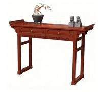 RTTZBOZ Mesa de Altar de Madera para Meditación Espiritual Budista, Altar de Muertos con Almacenamiento, Gabinete de Altar, Escritorio de Ofrendas(Red,128cm/50in)